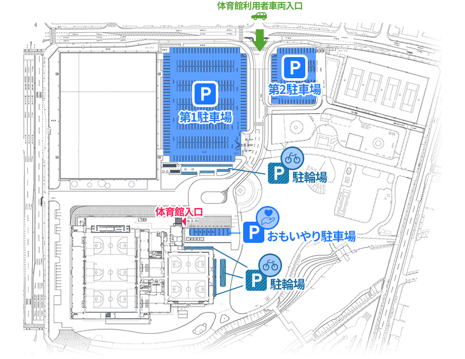 駐車場位置図